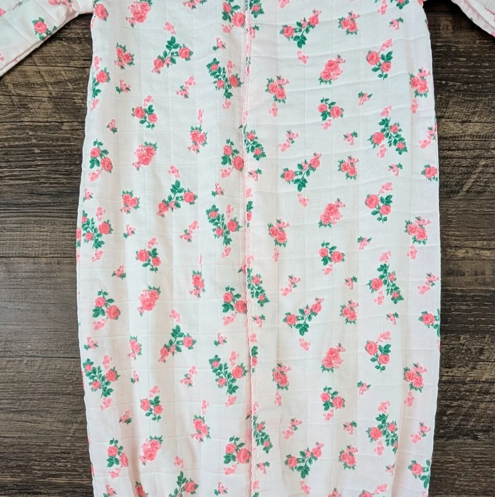 NWT Mud Pie Pink Floral Gown